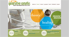 Desktop Screenshot of generativesomatics.org